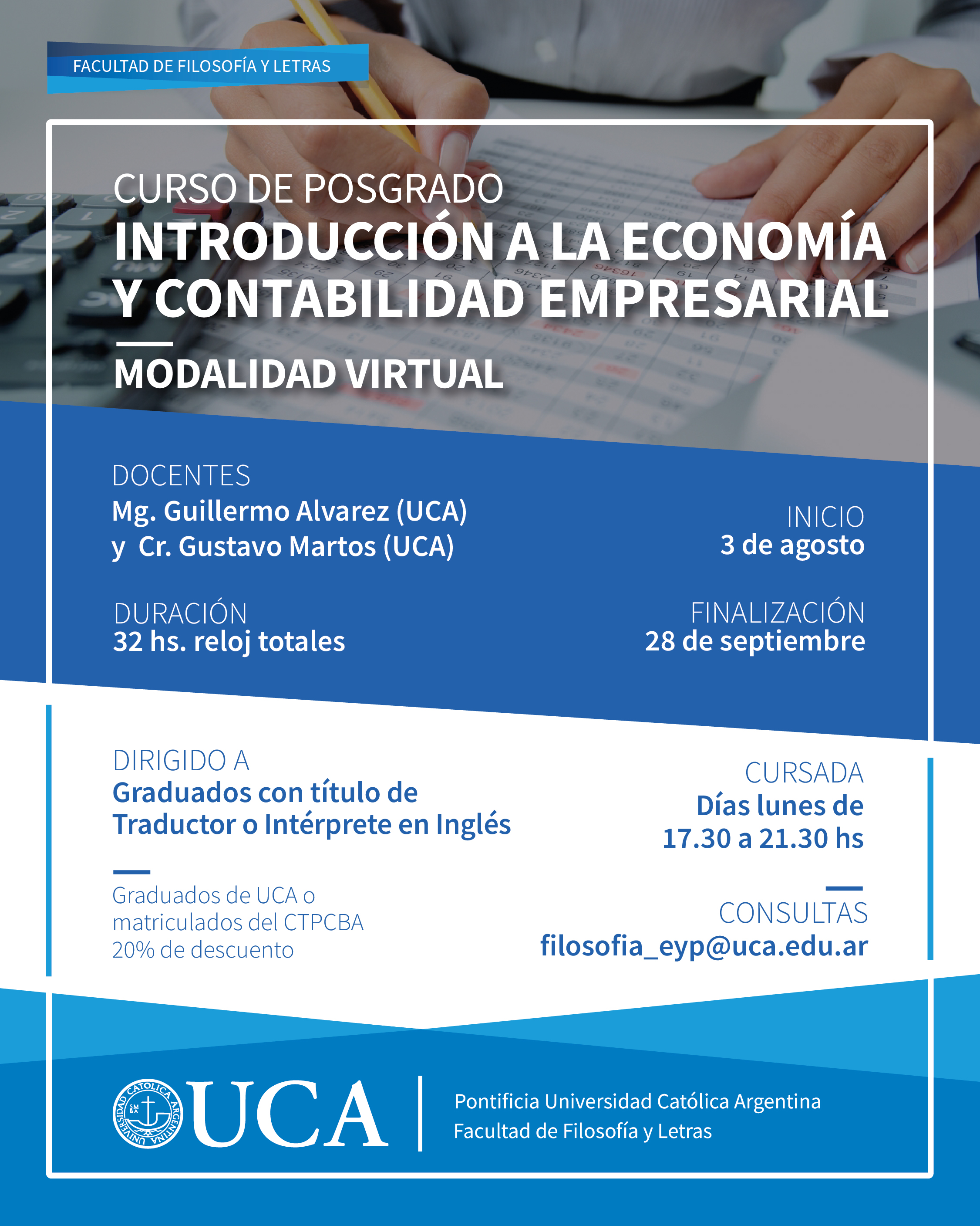 Uca Introduccion A La Economia Y Contabilidad Empresarial Facultad De Filosofia Y Letras