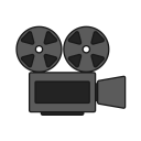 Cinema, cinema, recording, video, cinema, camera, projector icon