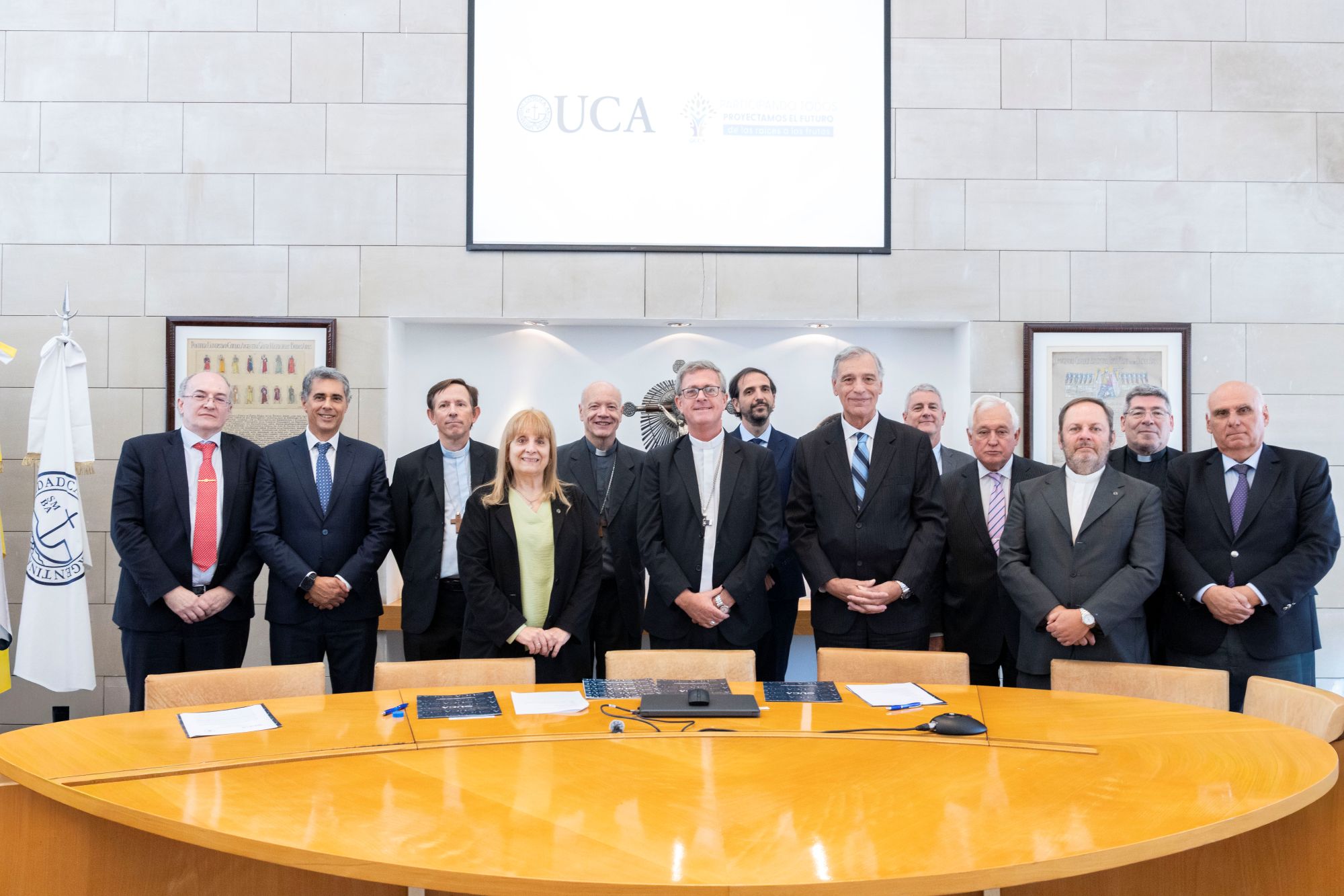 Equipo de la UCA que participó del proyecto 