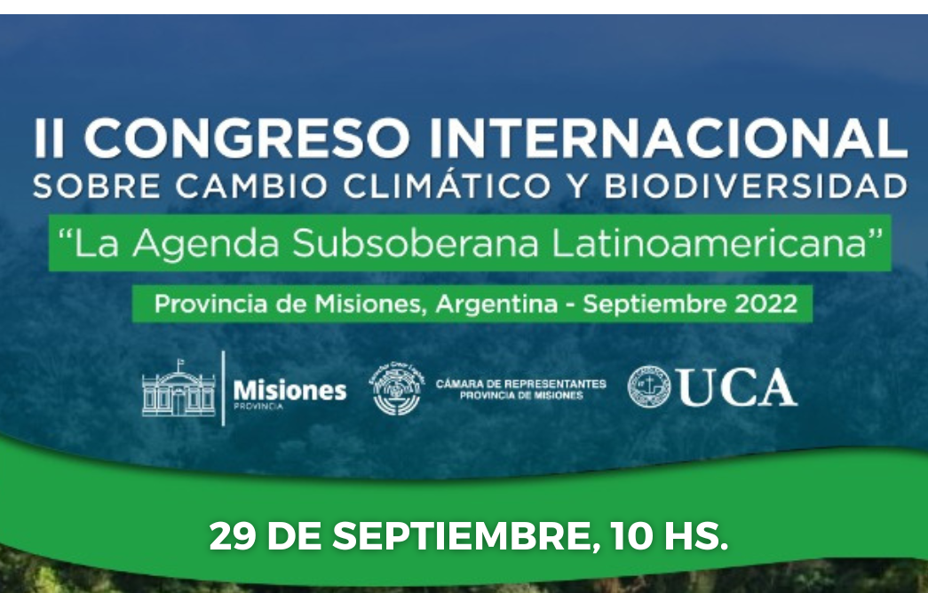 II Congreso Internacional sobre Cambio Climático y Biodiversidad - 29/9 ...
